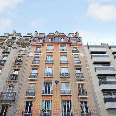 Apartmán Charming Flat - 1bd 3p - Felix Faure Paříž
