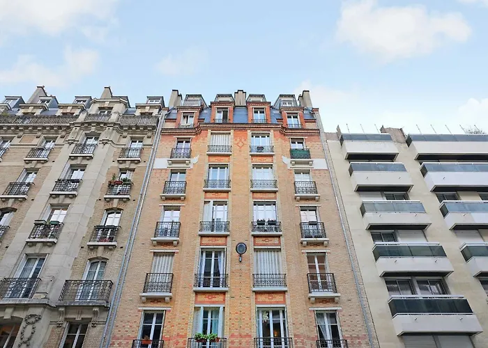 Apartmán Charming Flat - 1bd 3p - Felix Faure Paříž